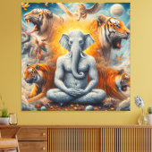 De spirituele kunst canvas afdruk (Insitu (Woonkamer))
