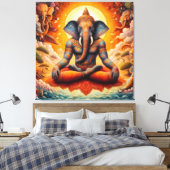 De spirituele kunst canvas afdruk (Insitu (Slaapkamer))