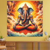 De spirituele kunst canvas afdruk (Insitu (Woonkamer))