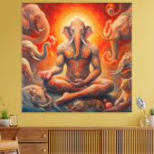 De spirituele kunst canvas afdruk (Insitu (Woonkamer))