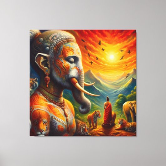 De spirituele kunst canvas afdruk (Voorkant)