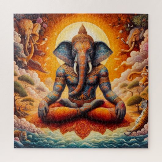 De spirituele kunst legpuzzel (Verticaal)