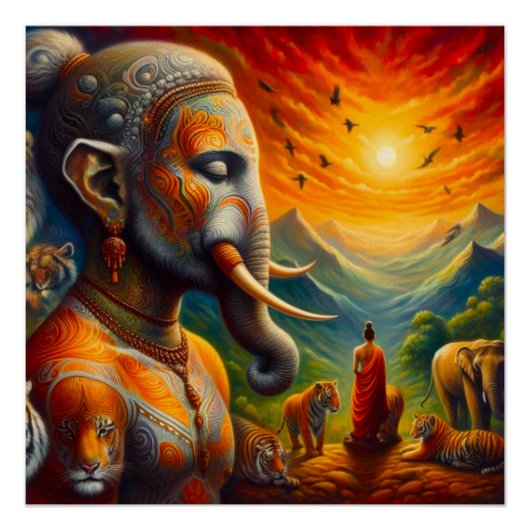 De spirituele kunst perfect poster (Voorkant)