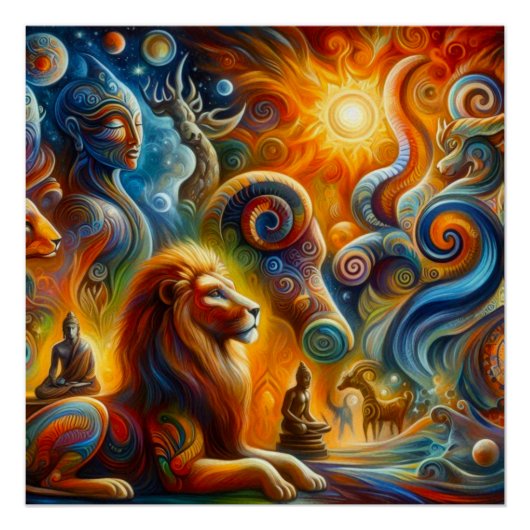 De spirituele kunst perfect poster (Voorkant)