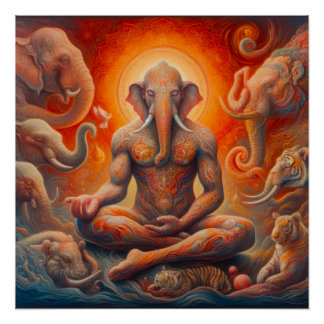 De spirituele kunst perfect poster