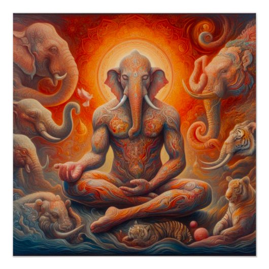 De spirituele kunst perfect poster (Voorkant)