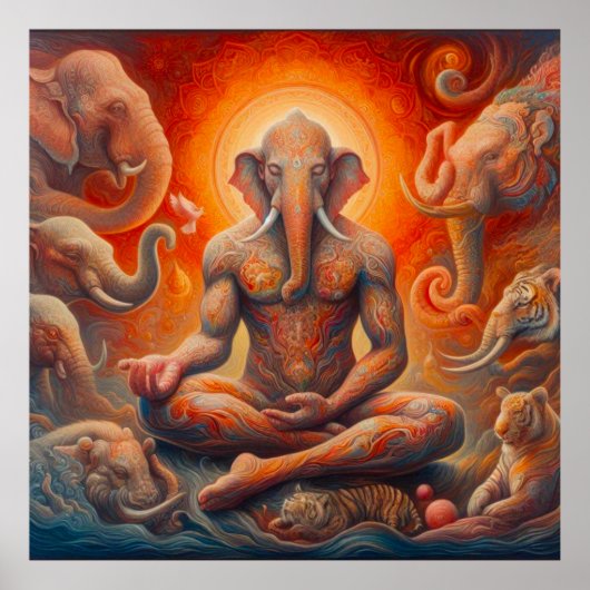 De spirituele kunst poster (Voorkant)