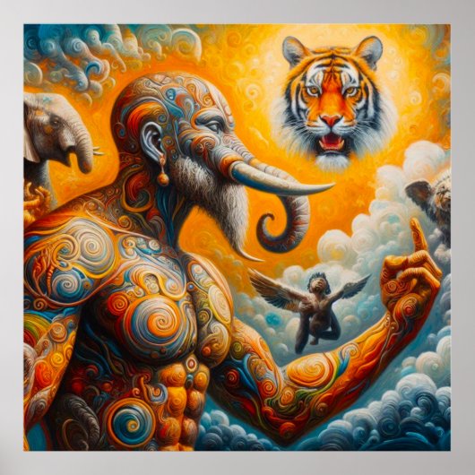 De spirituele kunst poster (Voorkant)