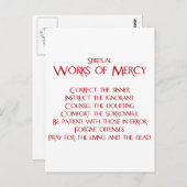 De Spirituele Mercy Briefkaart (Voorkant / Achterkant)