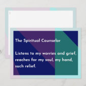 De Spirituele raadgever Bedankkaart (Voorkant / Achterkant)