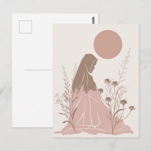 De Spirituele vrouw Briefkaart (Voorkant / Achterkant)