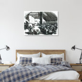 De Spitalfields Soepkeuken, 1867 Canvas Afdruk (Insitu (Slaapkamer))