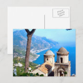 De spitsen van de kerk op de Amalfi kust Briefkaart (Voorkant / Achterkant)
