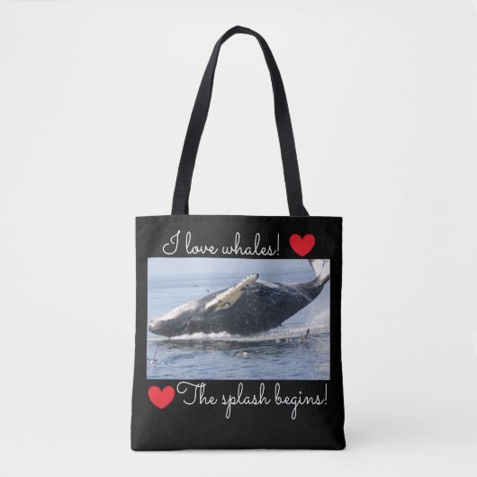 De Splash begint! Tote Bag (Voorkant)