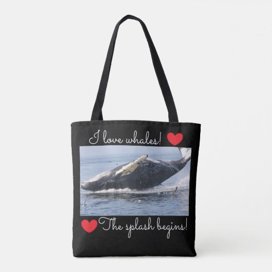 De Splash begint! Tote Bag (Achterkant)