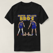 de splash broers van basketbal t-shirt (Design voorkant)