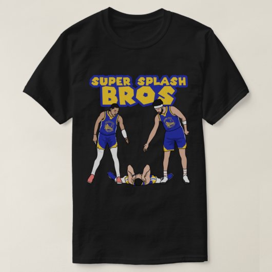 de splash broers van basketbal t-shirt (Design voorkant)