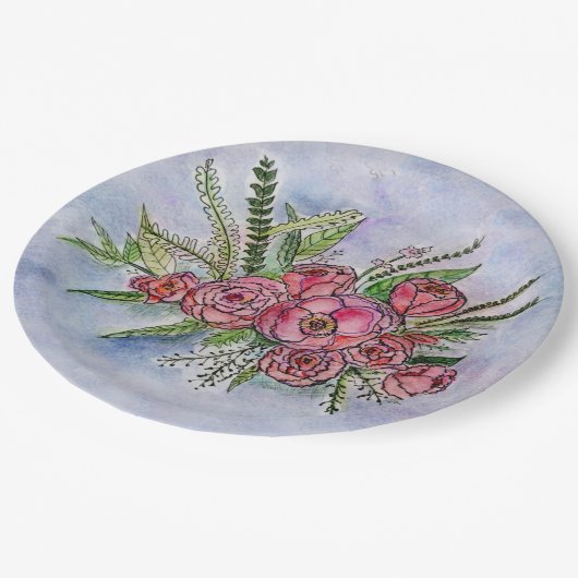 De Splendor van Rozen op een Bord van papier (Gekanteld)