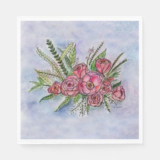 De Splendor van Rozen Servet (Voorkant)