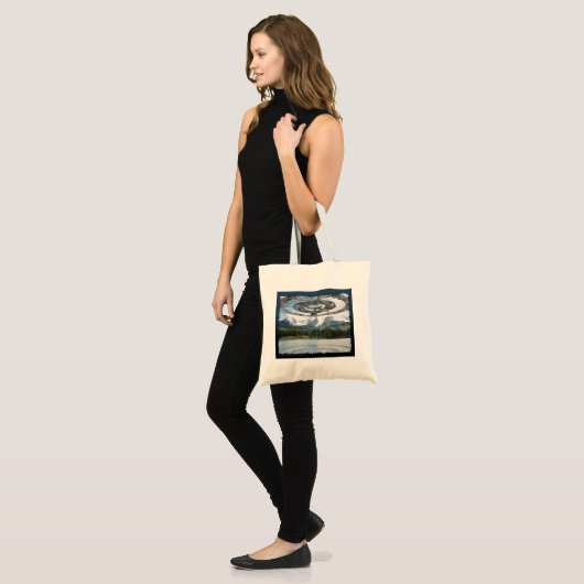 De splitsing tote bag (Voorkant (model))