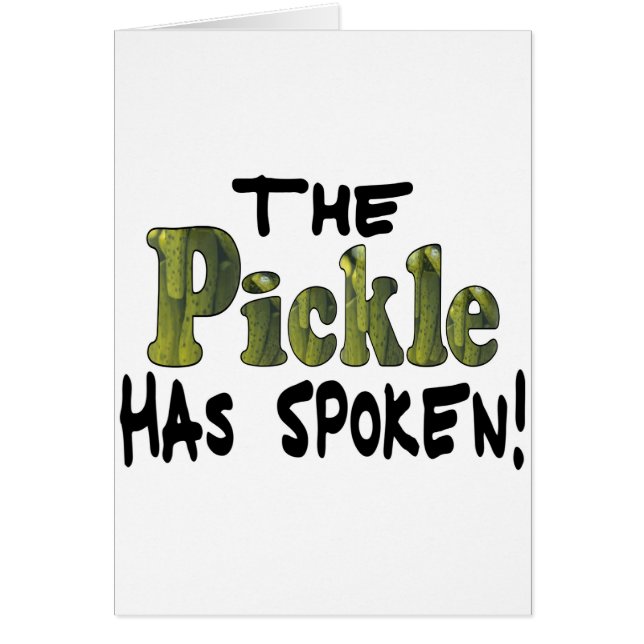 De Spoken Pickle (Voorkant)