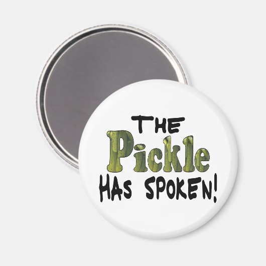 De Spoken Pickle Magneet (Voorkant / Achterkant)