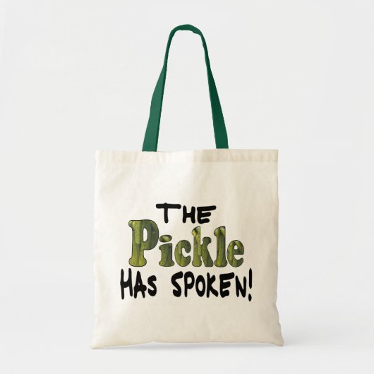 De Spoken Pickle Tote Bag (Voorkant)