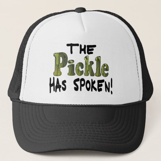 De Spoken Pickle Trucker Pet (Voorkant)