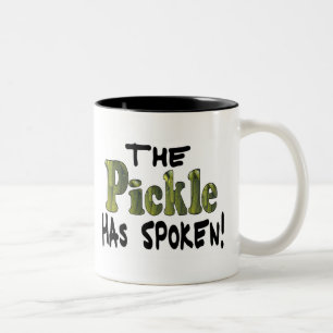 De Spoken Pickle Tweekleurige Koffiemok