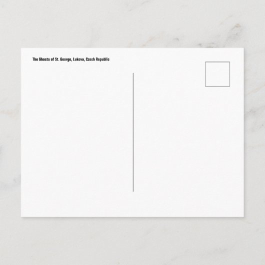 De spoken van de St. George Church Briefkaart (Achterkant)