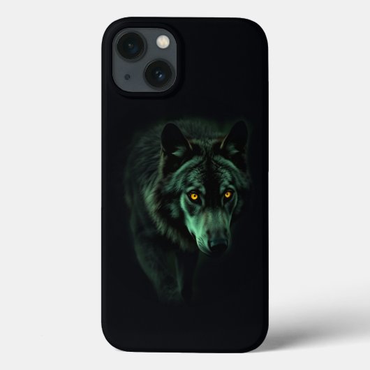 De spookachtige blik van de nachtwolf Case-Mate iPhone case (Achterkant)