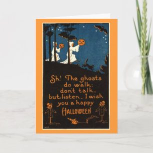 De spookachtige Kaart van Halloween