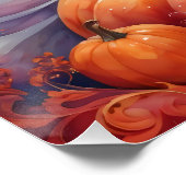 De spookachtige pompoen wals perfect poster (Hoek)