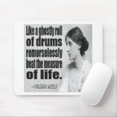 De spookachtige rol van Virginia Woolf Muismat (Met muis)