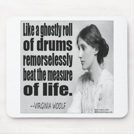 De spookachtige rol van Virginia Woolf Muismat (Voorkant)