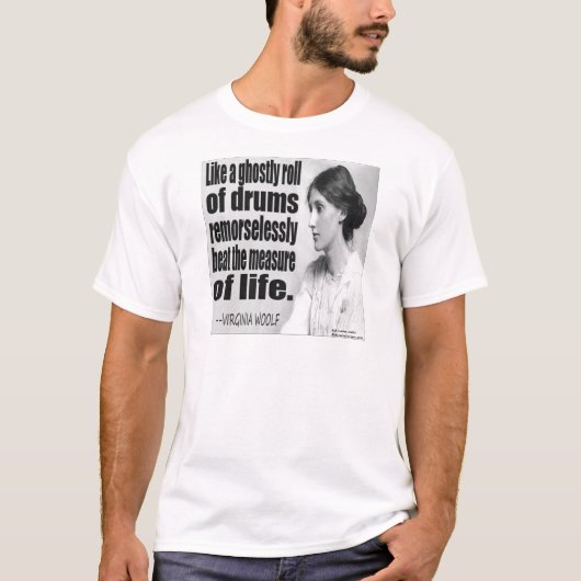 De spookachtige rol van Virginia Woolf T-shirt (Voorkant)