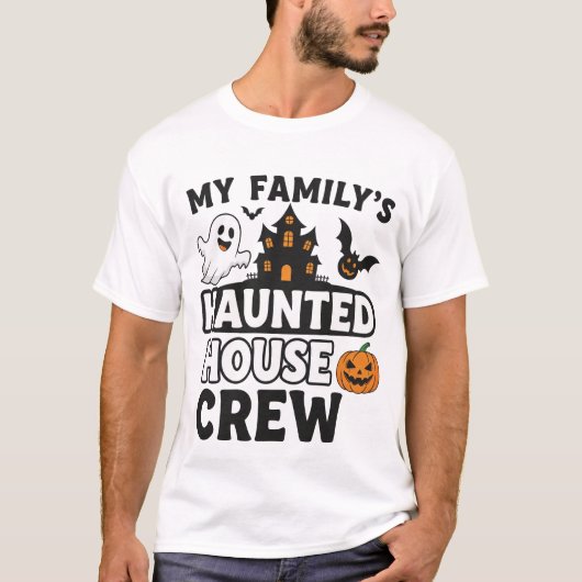 De spookhuisbemanning van mijn familie t-shirt (Voorkant)