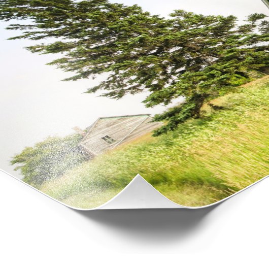 De spookstad van Insinger Foto Afdruk (Hoek)