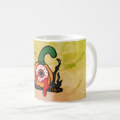 De Spooky Bloodshot Pumpkin Koffiemok (Voorkant rechts)