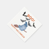 De Spooky Boo Ghost en Bats Kinder Halloween Party Servet (Hoek)