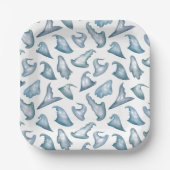 De Spooky Boo Witch Petten Halloween Papieren Bordje (Voorkant)