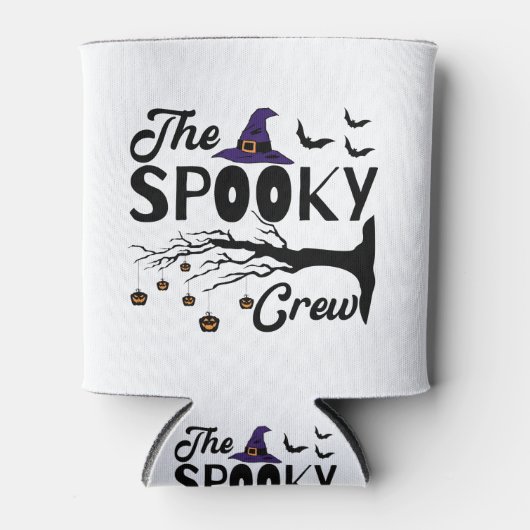 De Spooky Crew Halloween Blikjeskoeler (Voorkant)