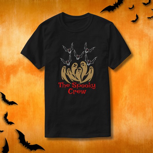 De Spooky Crew Halloween Family Matching Mannen's T-shirt