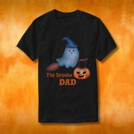 De Spooky Dad Halloween Family Matching Mannen's T-shirt