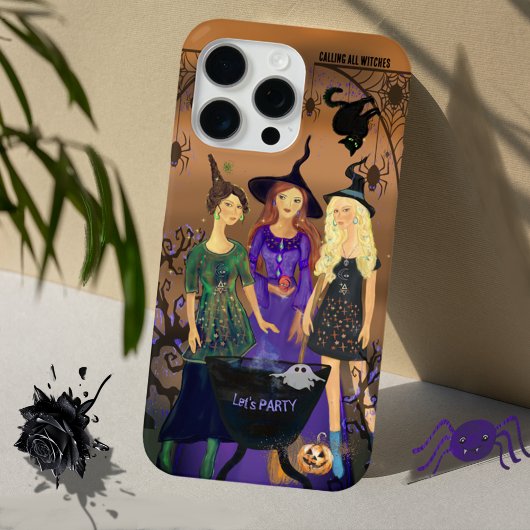 De Spooky Halloween Heksen Telefoonhoes Case-Mate iPhone Case