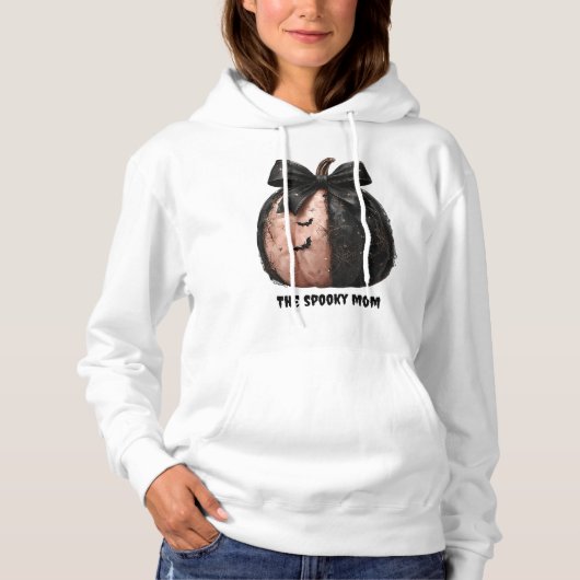 De Spooky Mom Halloween Pumpkin Hoodie (Voorkant)