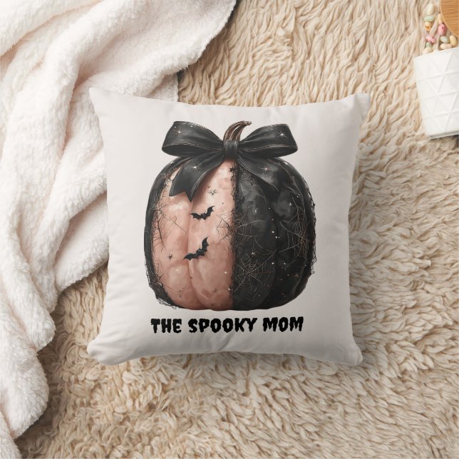 De Spooky Mom Halloween Pumpkin Kussen (Deken)