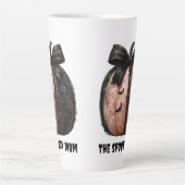 De Spooky Mom Halloween Pumpkin Latte Mok (Voorkant)