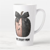 De Spooky Mom Halloween Pumpkin Latte Mok (Rechts)