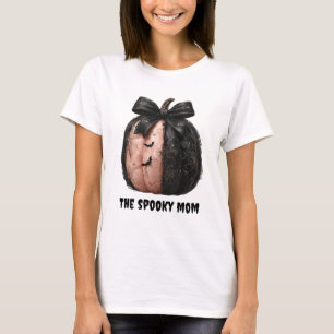 De Spooky Mom Halloween Pumpkin T-shirt